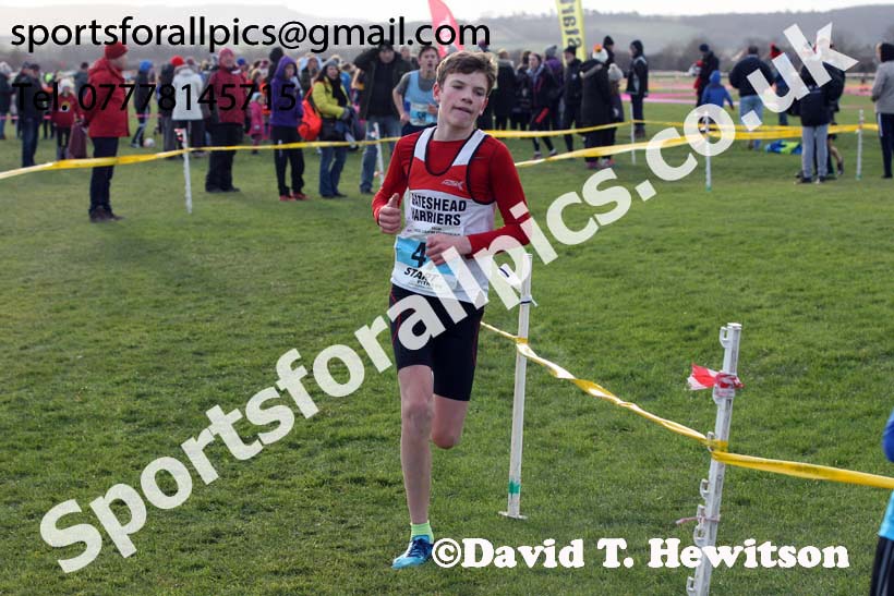 Boys under-13 North Eastern Cross Country, Redcar. Photo:  David T. Hewitson/Sports for All Pics